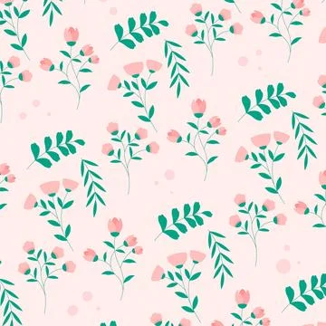 Abstract flower pattern background. Vector illustration. Illustrazione stock