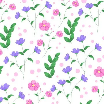 Abstract flower pattern background. Vector illustration. Stock Illustration