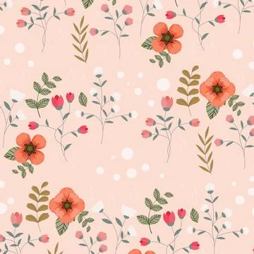 Abstract flower pattern background. Vector. Stock Illustration