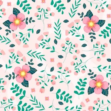 Abstract flower pattern background. Vector. Illustrazione stock