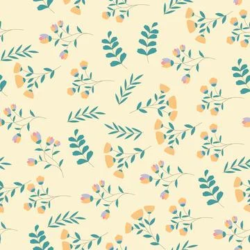 Abstract flower pattern background. Vector illustration. Stock Illustration