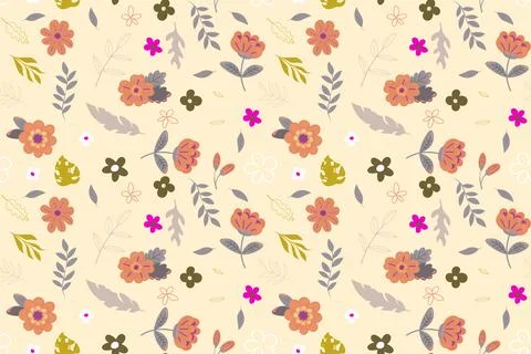 Abstract flower pattern background. Vector illustration. Illustrazione stock