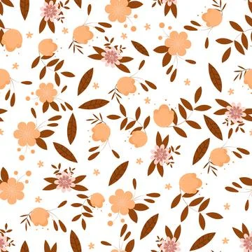 Abstract flower pattern background. Vector illustration. Stock Illustration