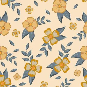 Abstract flower pattern background. Vector illustration. Stock Illustration