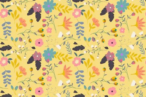 Abstract flower pattern background. Vector illustration. Illustrazione stock