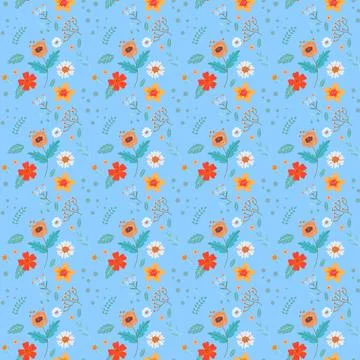 Abstract flower pattern background. Vector illustration. Stock Illustration