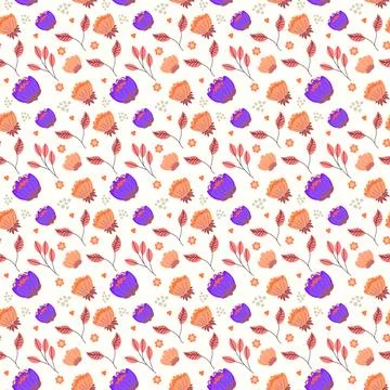 Abstract flower pattern background. Vector illustration. Stock Illustration