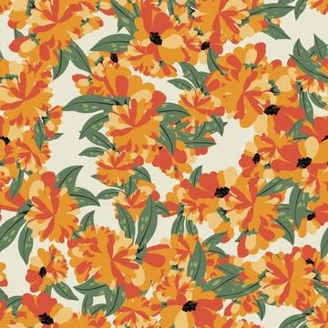 Abstract flower pattern background. Vector illustration. Illustrazione stock