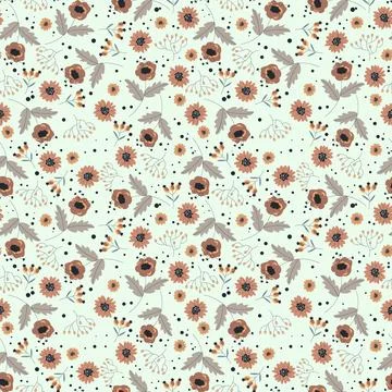 Abstract flower pattern background. Vector illustration. Stock Illustration