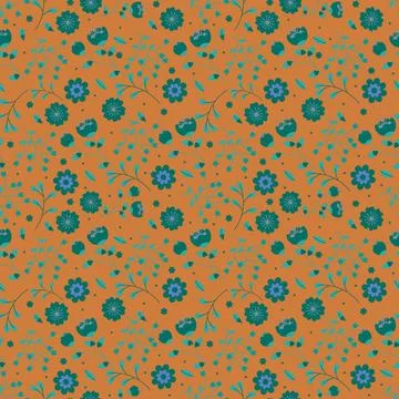 Abstract flower pattern background. Vector illustration. Stock Illustration