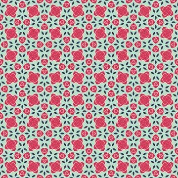 An abstract flower pattern with dots and circles on it photo Stock Illustration