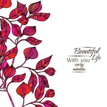 Abstract flower pattern Stock Illustration