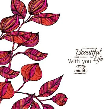 Abstract flower pattern Illustrazione stock