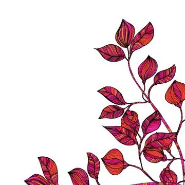 Abstract flower pattern Stock Illustration