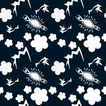 Abstract flower pattern Stock Illustration