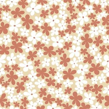 Abstract flower pattern. Stock Illustration