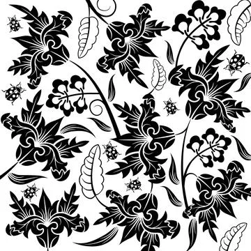 Abstract flower pattern 스톡 일러스트