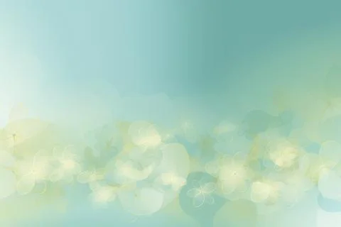 Abstract flower pattern light green background Stock Illustration