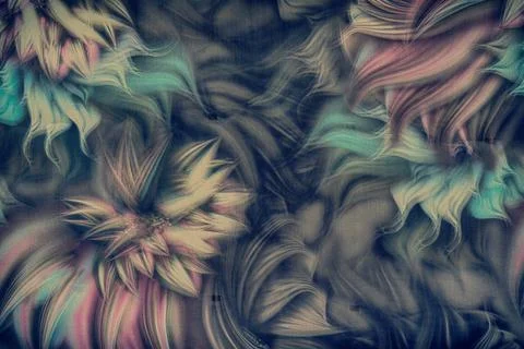 Abstract flower pattern Stock Photos