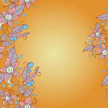 Abstract flower pattern.  Vector seamless texture Stock Illustration