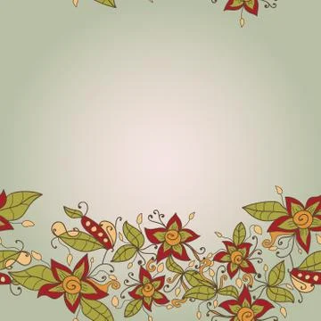 Abstract flower pattern.  Vector seamless texture Illustrazione stock