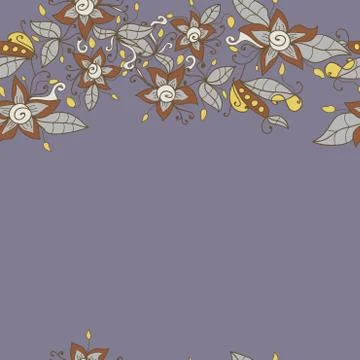 Abstract flower pattern.  Vector seamless texture Stock Illustration