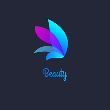 Abstract flower petals Stock Illustration