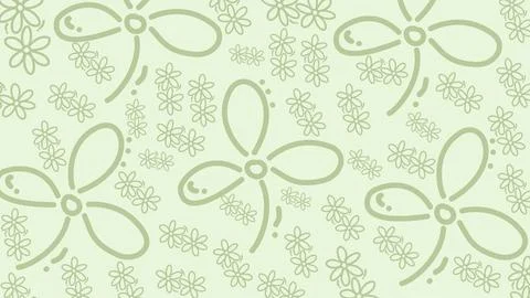Abstract flower seamless pattern (3) Stock Illustration