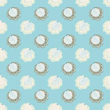 Abstract flower seamless pattern background Stock Illustration