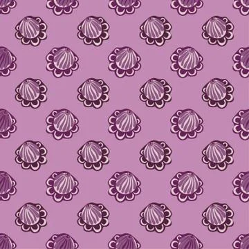 Abstract flower seamless pattern background Stock Illustration