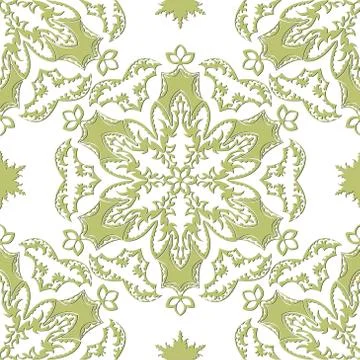 Abstract flower seamless pattern background Stock Illustration