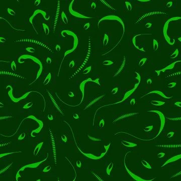 Abstract Flower Seamless Pattern Background Stock Illustration