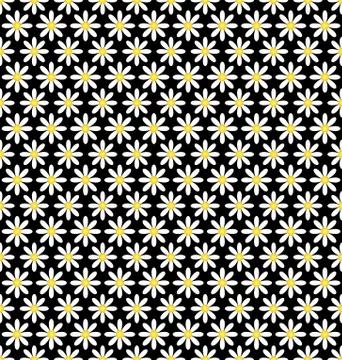 Abstract flower seamless pattern with ethnic ornament Stock Illustration