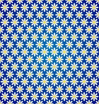 Abstract flower seamless pattern with ethnic ornament Stock Illustration