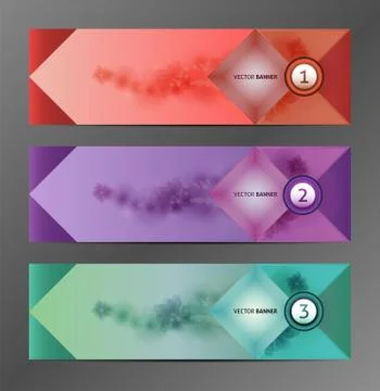 Abstract Flower Vector Background / Brochure Template / Banner. eps 10. Stock Illustration