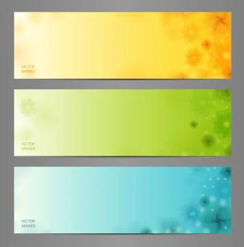 Abstract Flower Vector Background / Brochure Template / Banner. eps 10. Stock Illustration