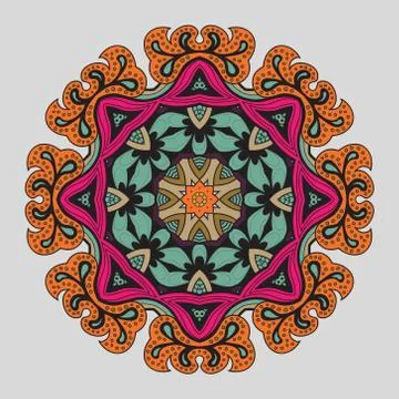 Abstract flower vector figure Stock Illustration