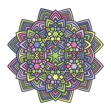 Abstract flower vector Stock Illustration