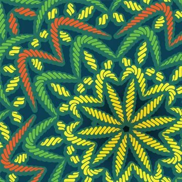 Abstract flower vector Stock Illustration