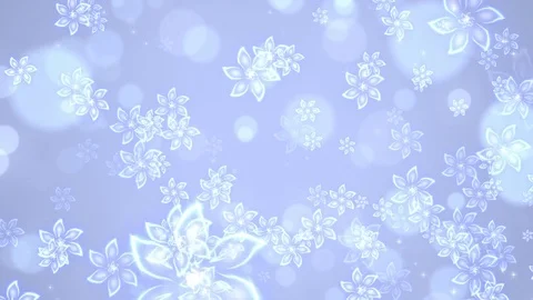 Abstract Flowers Background. Computer generated seamless loop. Stock Footage 73394057