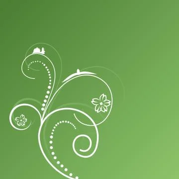 Abstract flowers background Stock Illustration