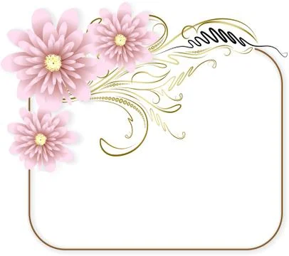 Abstract flowers background. 스톡 일러스트