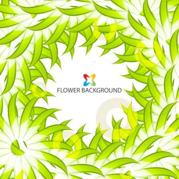 Abstract flowers background Stock-Illustration