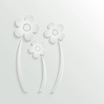 Abstract Flowers Background Stock Illustration