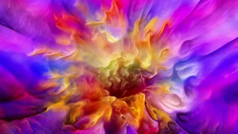 Abstract Flowers Background Loop Stock Footage 90994831
