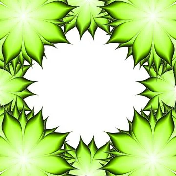 Abstract flowers Illustrazione stock