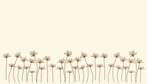 Abstract flowers Stock Illustration