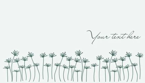 Abstract flowers Stock Illustration