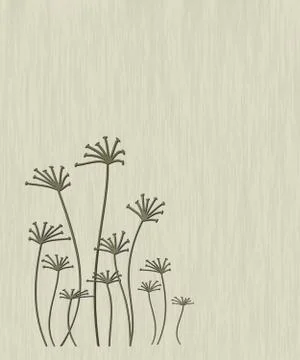 Abstract flowers Stock Illustration