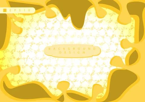 Abstract flowers pattern and wave for design Stock Illustration